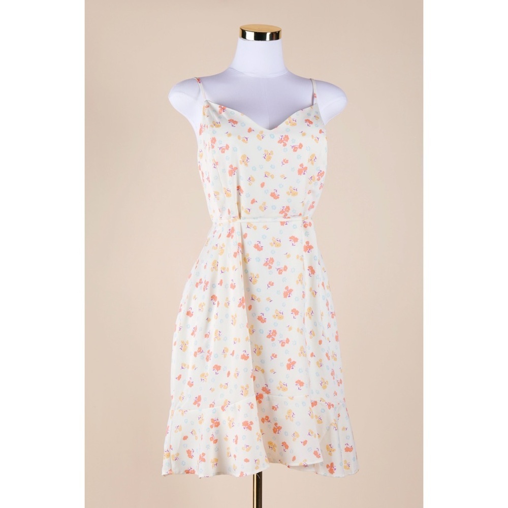 Sz 18 ModCloth White Floral Awe Of The Above Sleeveless Fit & Flare Dress NWT